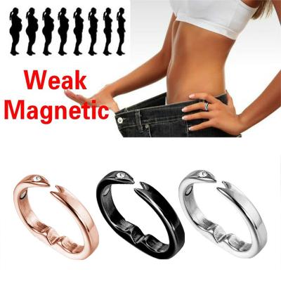 China Wowei CLASSIC Hot Selling Ring Prevent Snoring Magnetic Therapy Magnetic Open Ring For Women Men for sale