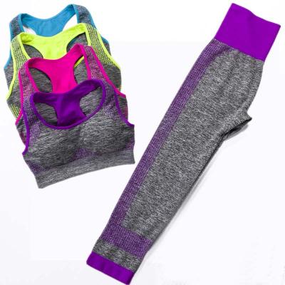 China New Yoga Sports Bra QUICK DRY Seamless Women's Leggings Gym Wear Sets for sale