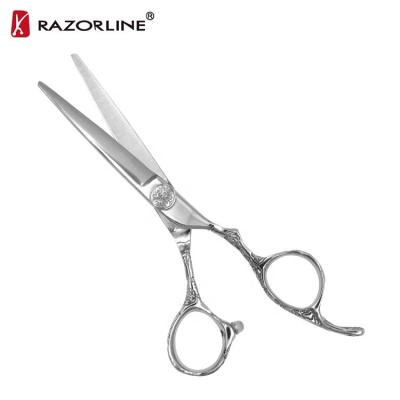 China Factory Price Right Handed Scissors Razorline CK15 Hair Cutting Scissors Barber Scissors 440C Stainless Steel for sale