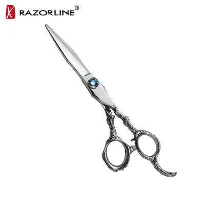 China Razorline Right Handed Scissors 2019 Hot Sale JAPAN 440C Steel Snake Handle Barber Beauty Hairdressing Shears for sale