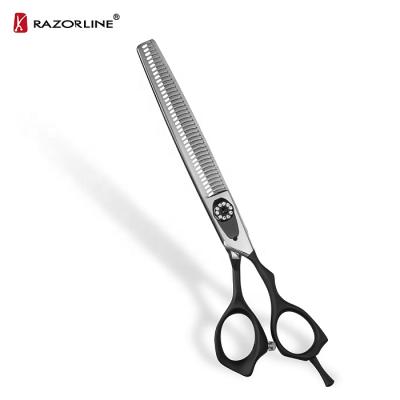 China Razorline NPK16BT Heavy Duty Grooming Scissors 440C Thinner Stocked Pet Grooming Shears Cat Hair Removal Scissors Dog for sale