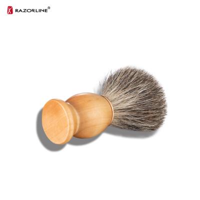 China Men's Grooming Razorline YB01 Best-Selling Beard Shaving Brush and Professional Face Barber Mustache Hair Brush for sale