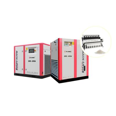 China Elang Lubricated 3 Stage Customizable Silent Industrial Screw Air Compressor For Color Sorter for sale