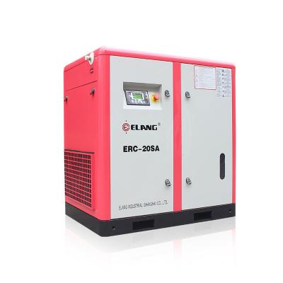 China Elang 20 HP 15Kw Lubricated Belt Driven Rotary Screw Air Compressor For Machinery Industry for sale