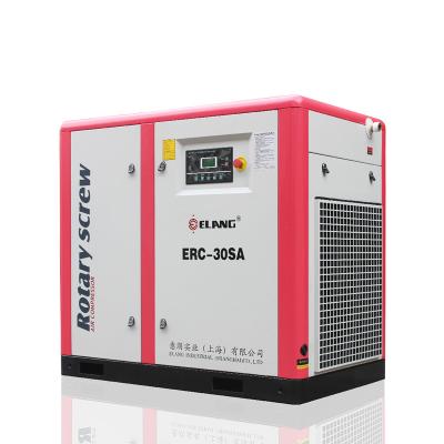 China Lubricated 30 HP 22Kw 2.5 - 3.8 m3/min Direct Driven Screw Aircompressor For Industrial Equipment for sale