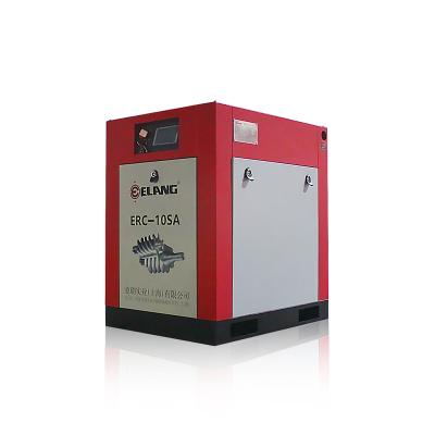 China Elang 10HP 7.5Kw 7Bar 20 Cfm Lubricated Silent Screw Permanent Magnet Air Compressor For Spray Painting for sale