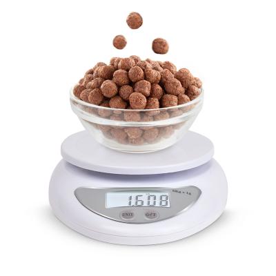 China With Tray Multifunction High Accuracy 5KG 1G Digital Scale Food Kitchen Scale For Household Cooking for sale