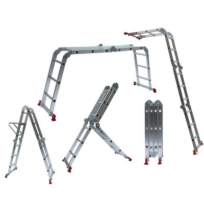 China Folding Ladders Aluminum Multi Purpose Ladder 4x3 4x4 4x5 4x6 With Small Or Large Hinges Joints for sale