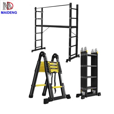 China Ladder telescopic folding ladders 3.8meters with EN131 for sale