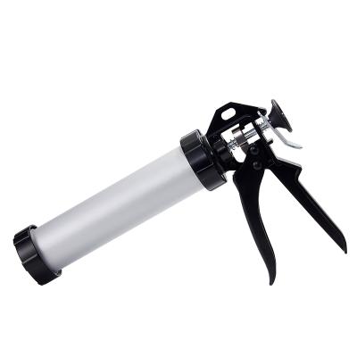 China Aluminum Body Handle DIY Tools Sausage Caulking Gun With Aluminum Tubes for sale