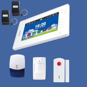 China wireless GSM full touch color screen alarm in MHZ433 or MHZ868 for sale