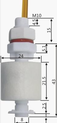 China mini size float level switch, ideal for water for sale