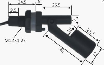 China Horizontal install float level sensor for sale