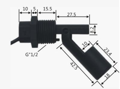 China Horizontal install float level sensor for sale