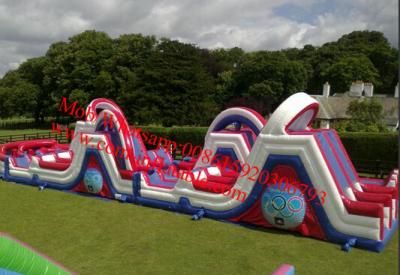 China Inflatable Outdoor Play Equipment Inflatable Obstacle Courses for sale