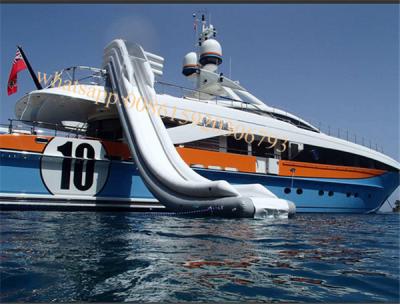 China water slide boat water slide boat inflatable water slide for boat ship yacht for sale