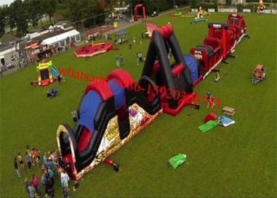 China Outdoor Inflatable Obstacle Course , Full Challenge Adult Outdoor Obstacle Course , Obstacle Course Ideas for sale