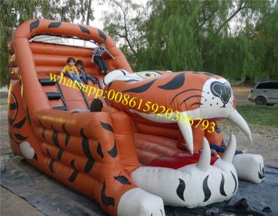 China Castiillo Inflable Tigre 4x4x6m for sale