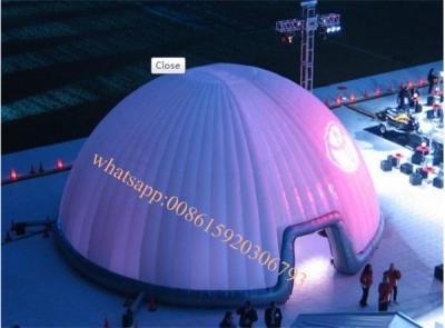 China 0.55mm pvc tarpaulin inflatable dome tent inflatable canopy / tent for sale