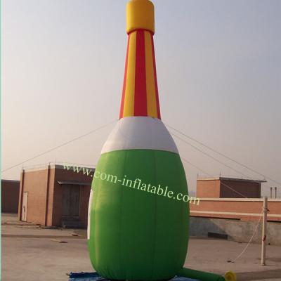 China Inflatable bottle model carton character , inflatable bootle shape, advertising bottle for sale