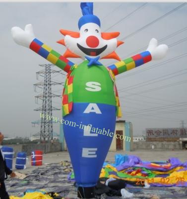 China sky dancer inflatable sky dancer inflatable Clown man character sky dancer for advertising for sale