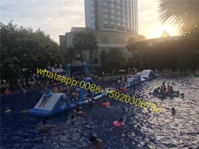 China long pool obstacle course kids water obstacle for sale