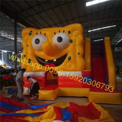 China Spongebob squarepants bouncer slide for kids for sale