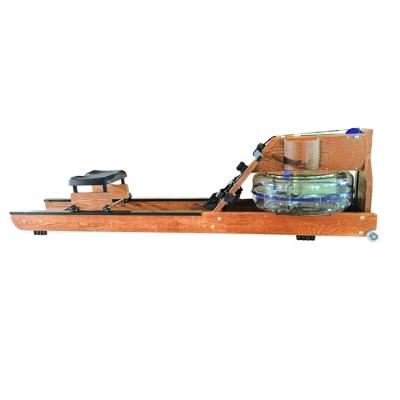 China Universal Commercial Gym Equipment Wooden Water Rowing / Row Exercise Machine for sale