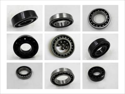 China PEEK Cage Ceramic Deep Groove Ball Bearing 6802CE Si3N4 For Auto Transmission for sale