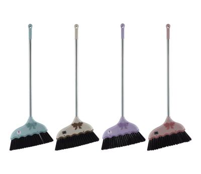 China Room Floor Broom JS-1851 Cleaning Chamber Cleaning Soft Bristle Plastic Cleaning Broom for sale