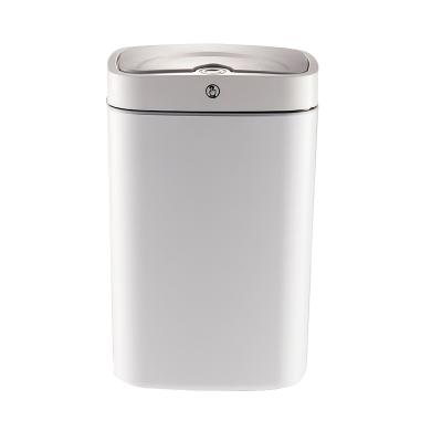 China Large Size 18L Viable Sensor Bin Plastic Trash Bin JS-Jane01 For Kitchen Living Room for sale