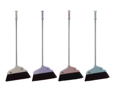 China Good Quality Home Popular Cartoon Low Price JS-2526 Plastic Soft Floor Broom For Floor Cleaning for sale