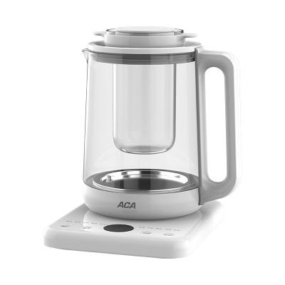 China Keep Warm Keep Warm Function Adjustable Temperature Digital Glass Electric Kettle With Tea Filter for sale