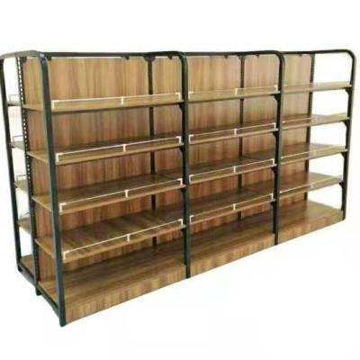 China Single Sided High Quality Customized Supermarket Gondola Shelving | metal supermarket shelf for sale