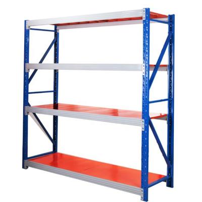 China Jinguan warehouse metal shelving rack storage medium duty metal longspan shelves and shelf corrosion protection for sale