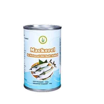 China Convenient High Quality Wholesale Hot Sale Canned Seafood in Natural Oil Canned Sardine Fish in Vegetable Oil 125g/155g/425g for sale