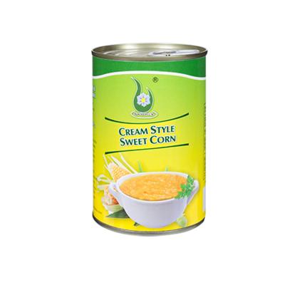 China Hot Wholesale Promotion 2021 Unique Design Canned Style Cream Corn Canned Cream Corn Style for sale