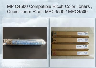 China Compatible Ricoh Cyan Printer Toner Cartridge For Use In Ricoh MPC3500 / MPC4500 for sale