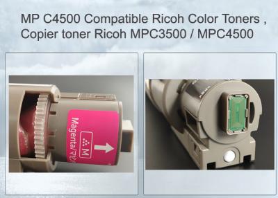 China 17K Pages Magenta Ricoh Toner Cartridge For Aficio MPC4500 / 3500 for sale