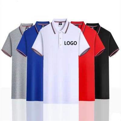 China 2022 Anti-Wrinkle Thin Business Cheap Custom Printed Men's Polo T-shirts 65% Cotton And 35% Polyester Women'S Polo Shirts for sale