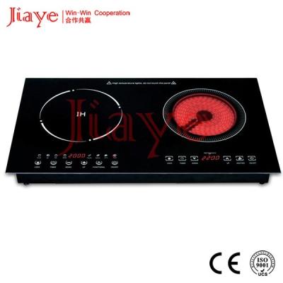 China 2 Burner Ceramic/Glass Induction Cooker Factory Passed GS CE ROHS Certifications for sale