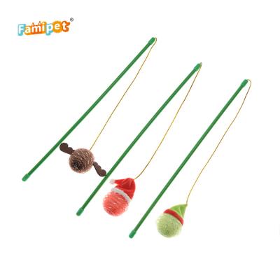 China Viable Christmas Cat Toy Interactive Cat Teaser Toy Cat Toy Interactive for sale