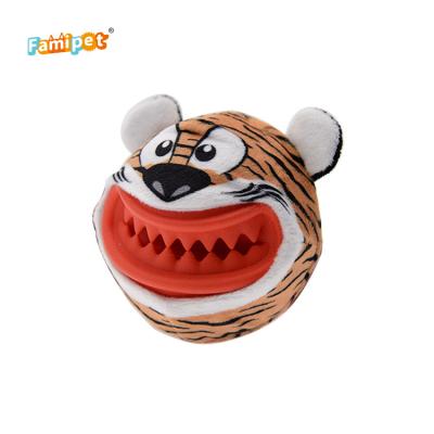 China Viable Manufacturer Wholesale Strong Tough TPR Durable Rubber Chew Dog Toys for sale