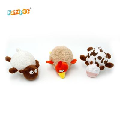 China Liveable Farm Animal With Funny TPR Spike Ball TPR Dog Toys for sale