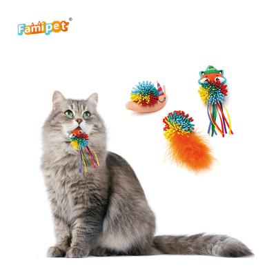 China Cat Toys Set Competitive Price Viable Deluxe Catnip Fold Flower Cat Toy for sale