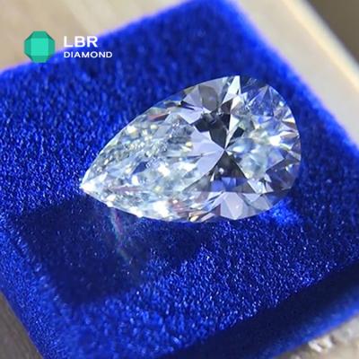 China Lab Grown 2.29ct D VS1 Certificate 2.29ct D VS1 Raw Inner Surface Rings Necklace Rings Excellent CVD Diamond Jewelry Cut Ring for sale