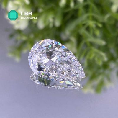 China High Quality Lab Grown White Synthetic Loose Diamond Pendant Hpht Diamond Transparent Polished Cut ct E VVS2 Rings Earrings Necklace 1.77 for sale