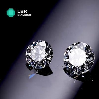 China Factory Price 3.45 Carat G Roundl Cheap Color Pendant Lab Grown 3.45 Carat G Rings Brilliant Cut Diamond Jewelry Necklace VS2 for sale