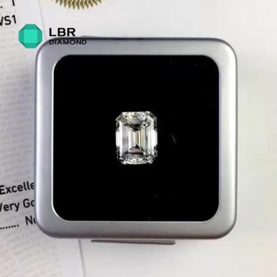 China Wholesale Rings Earrings Necklace Pendant IGI Certified Cut 3.05 Carat F Color VS1 Green Shiny Synthetic Lab Grown Loose Diamond for sale