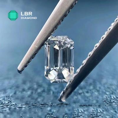 China Emerald Cut Lab Created Diamond CVD Loose Diamond HPHT 1.57Carat D VS1 Clarity Rings Earrings Pendant Necklace IGI Certified for sale